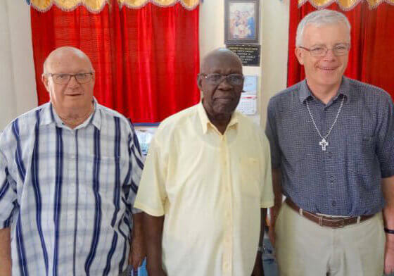 Br Bill Archbishop Juba Fr Jim