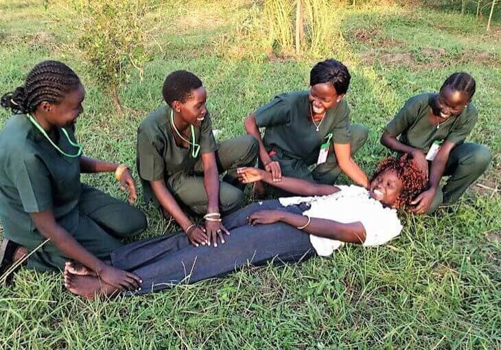 South Sudanese health care trainees