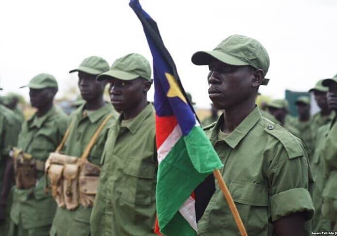 South Sudan SPLA-IO soldiers